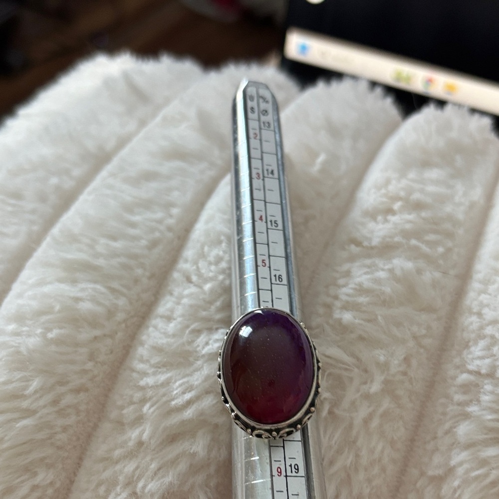 Sterling silver Dragons breath ring